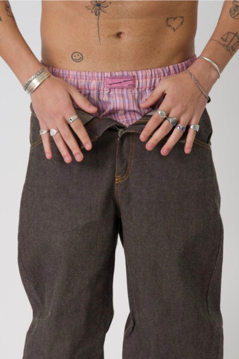 Raw Denim Pants