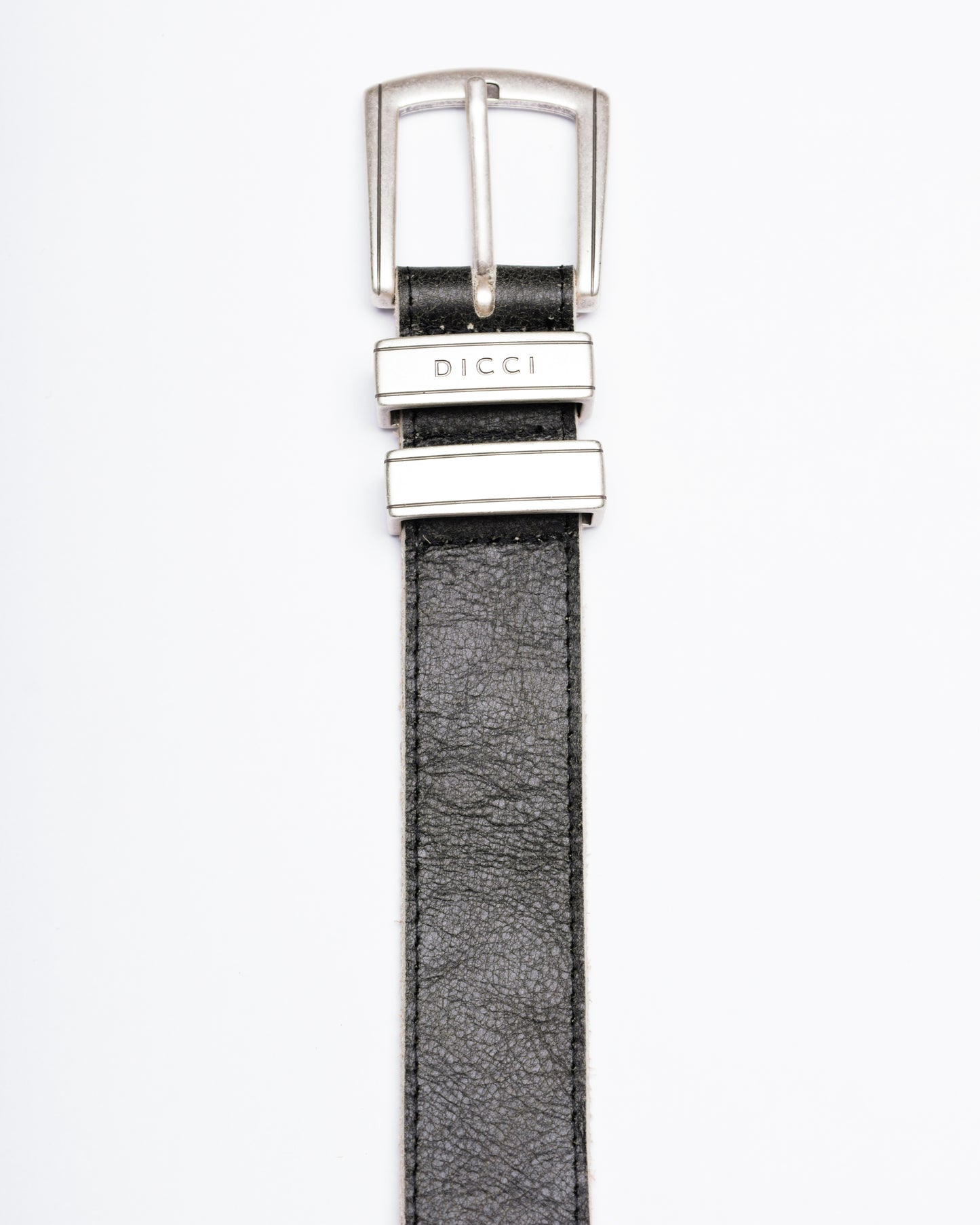 Vintage Black Leather Belt