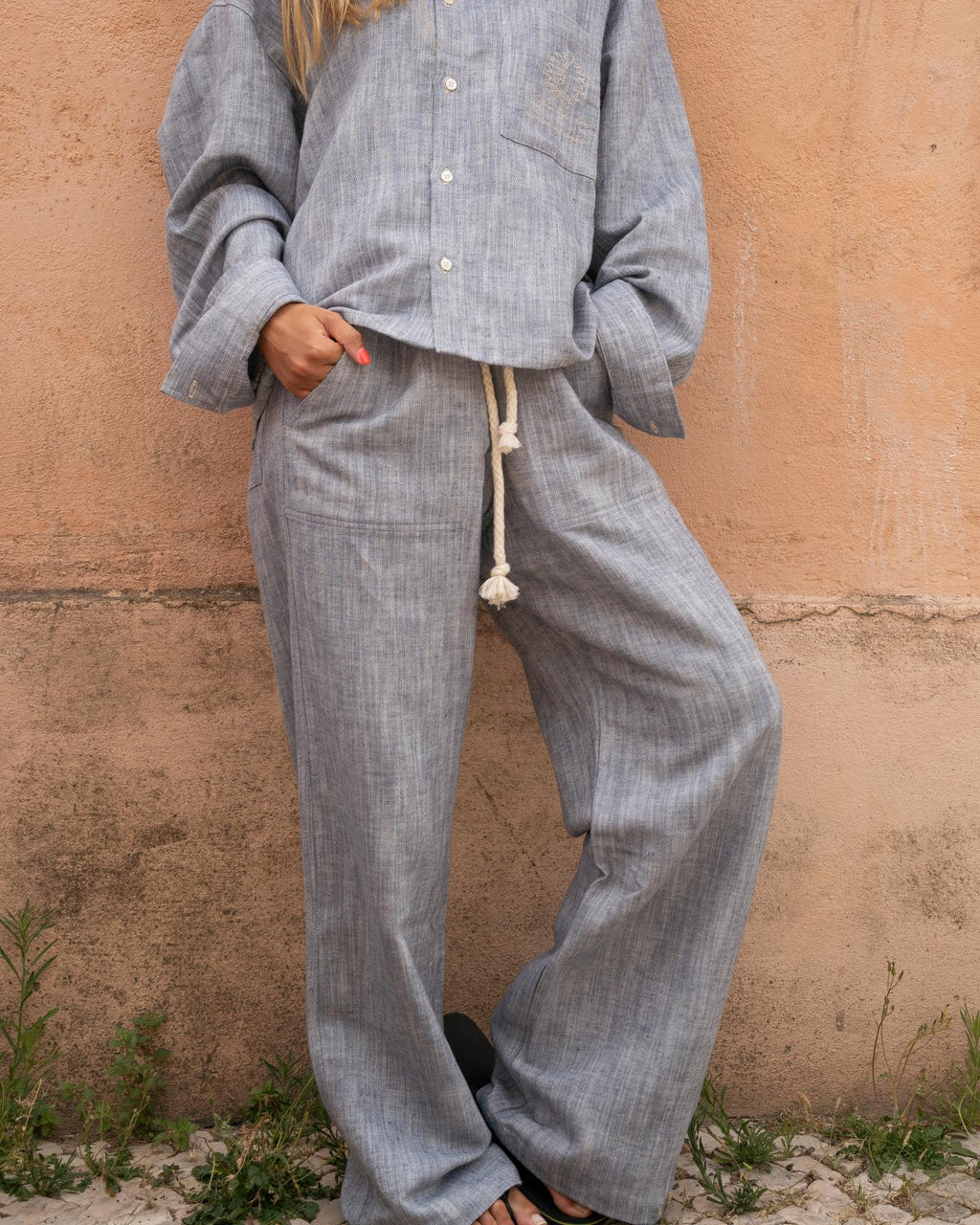 Marine Linen Pants