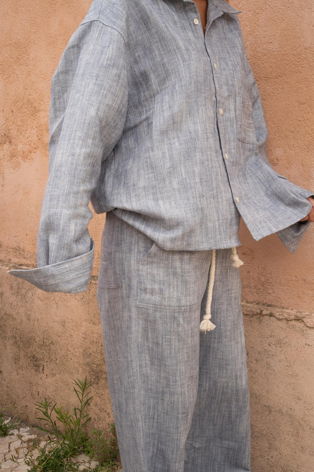 Marine Linen Pants