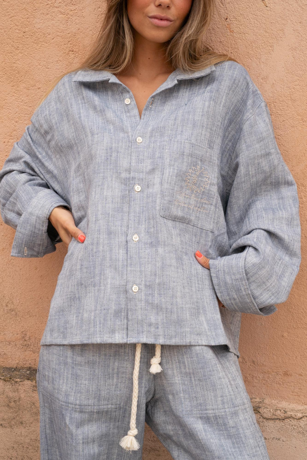 Marine Linen Shirt