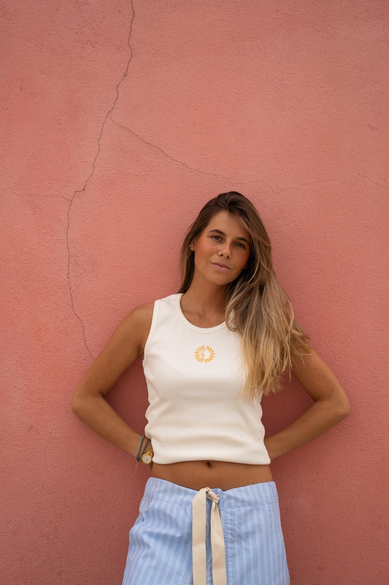 Sunny Cream Tank Top