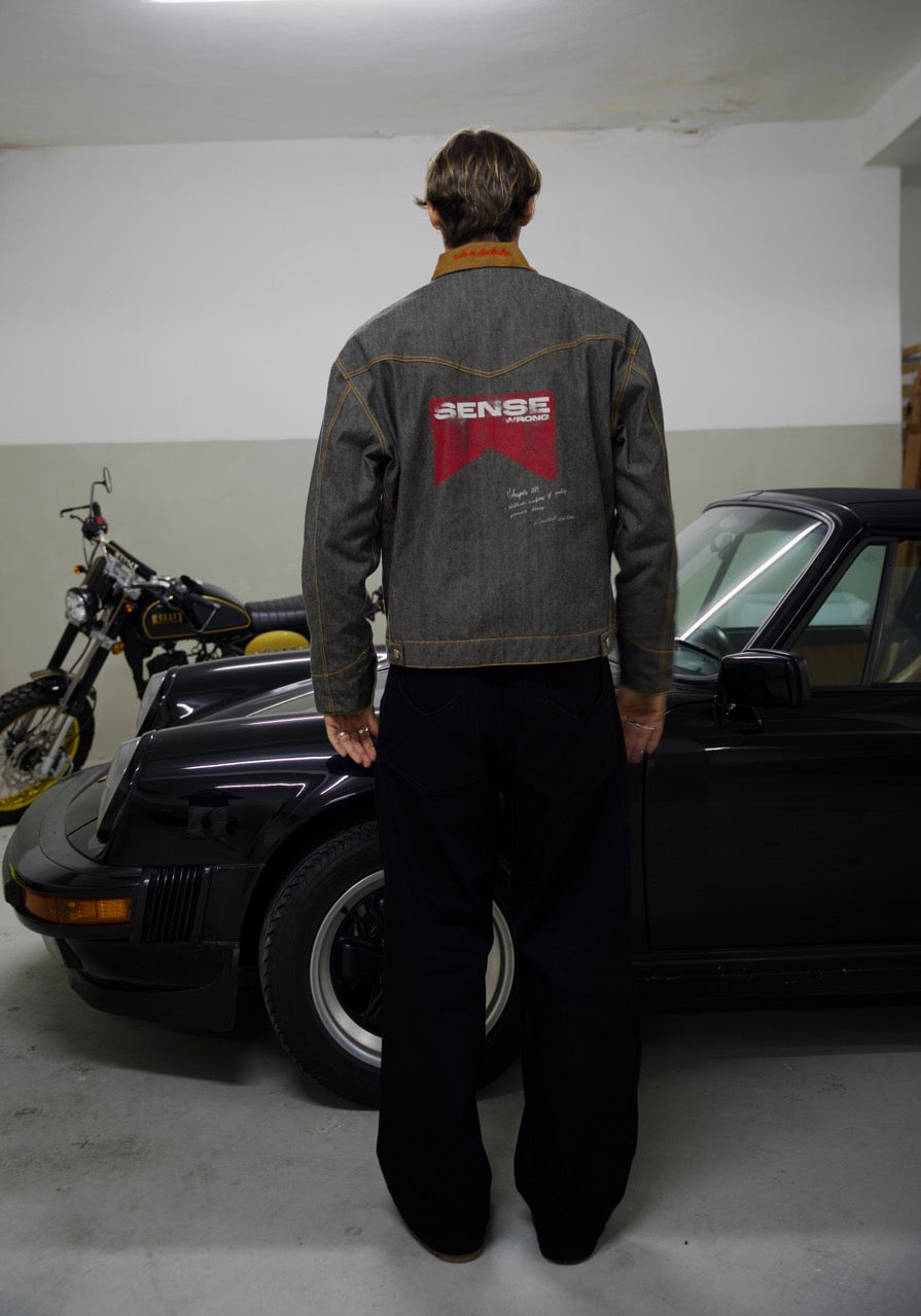 Racer Denim Jacket