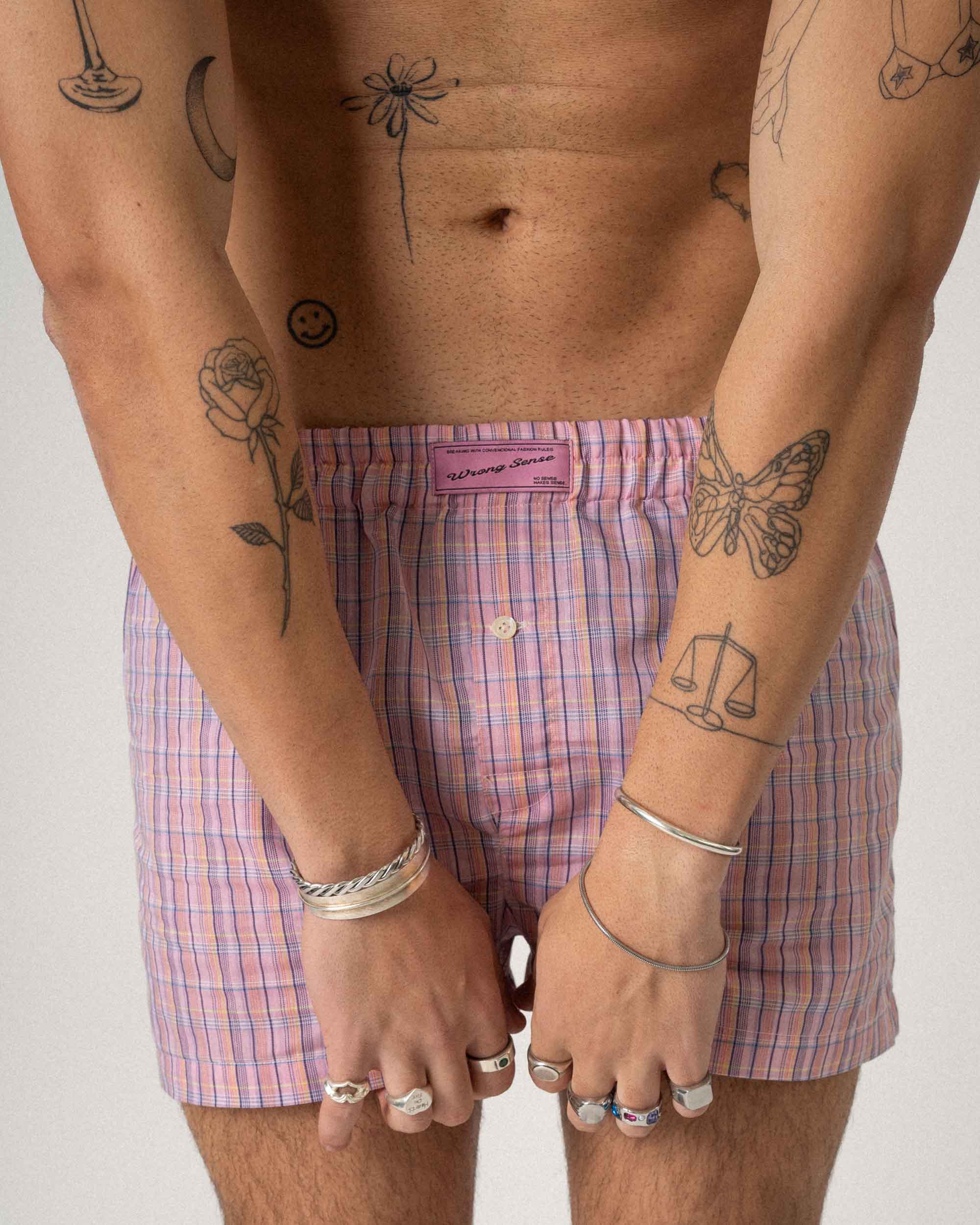 Pink Checkmate Boxers