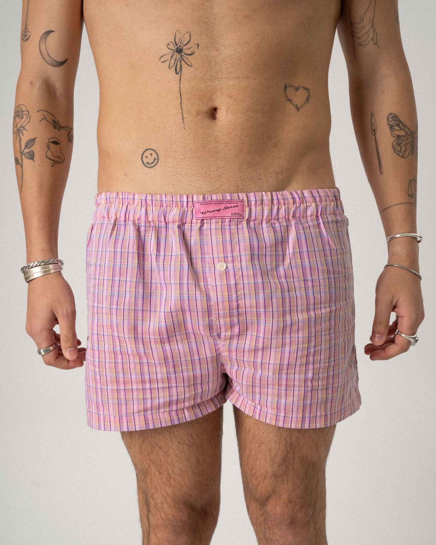 Pink Checkmate Boxers