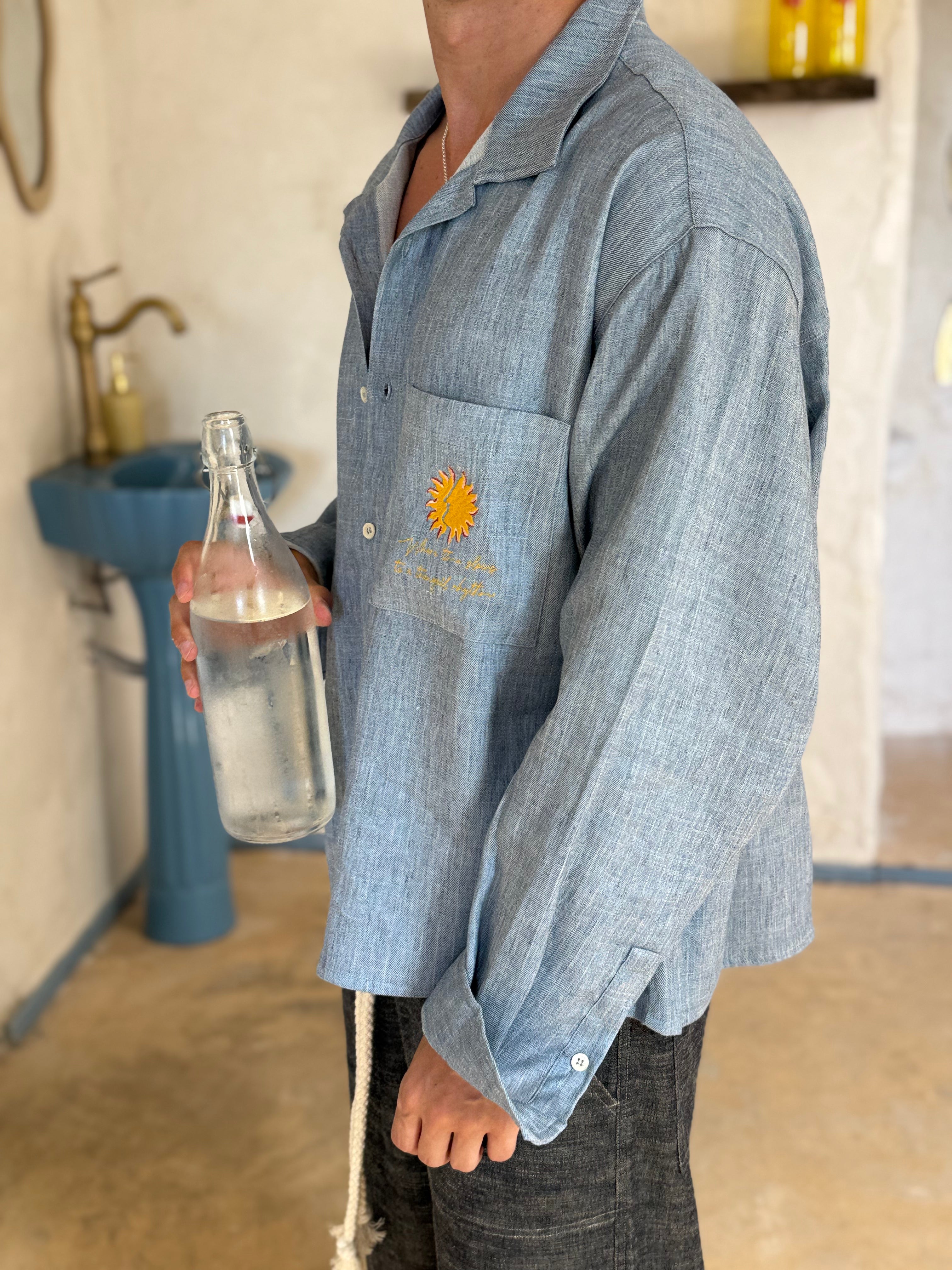 Cloudy Linen Shirt