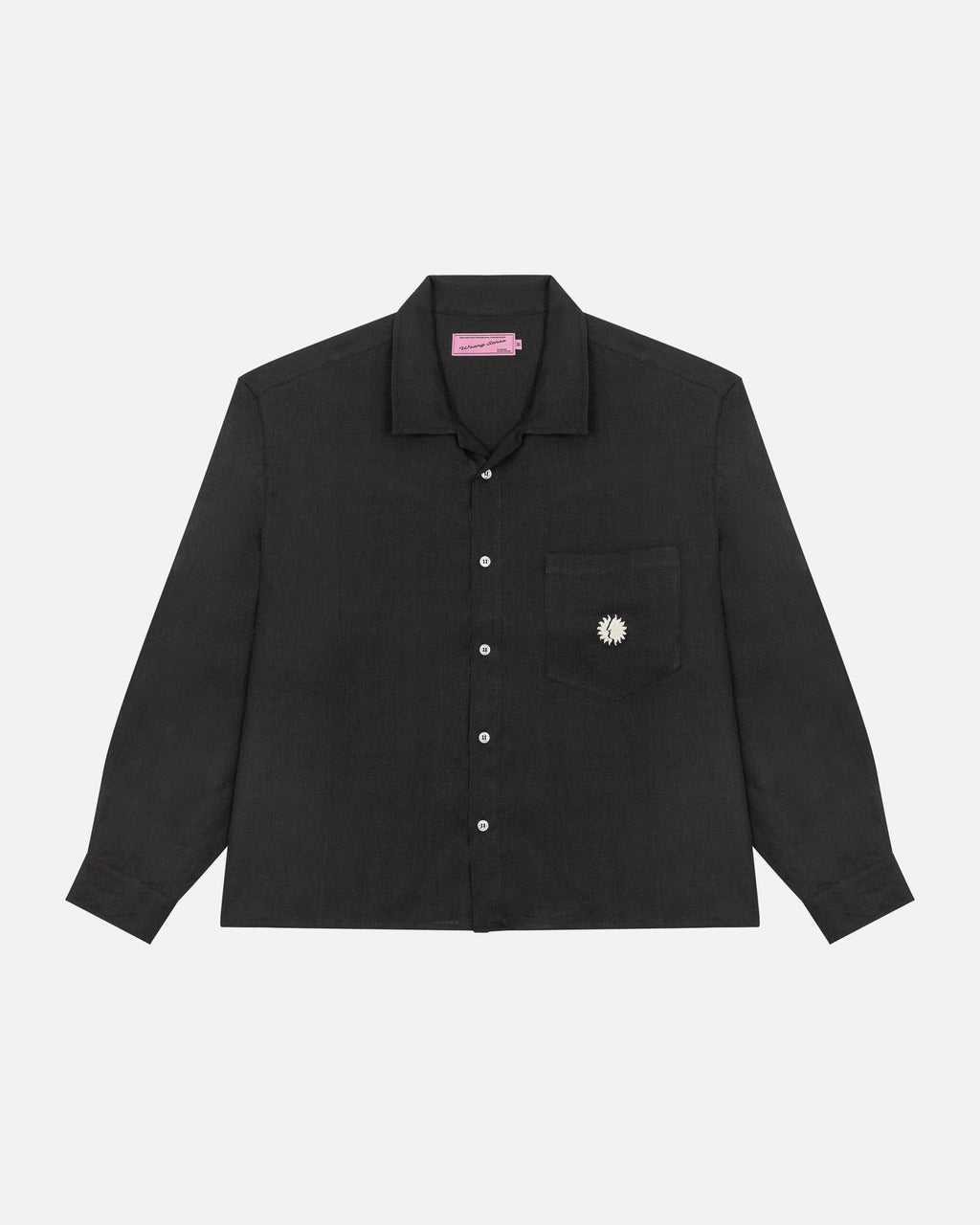 Black Neutrals Linen Shirt