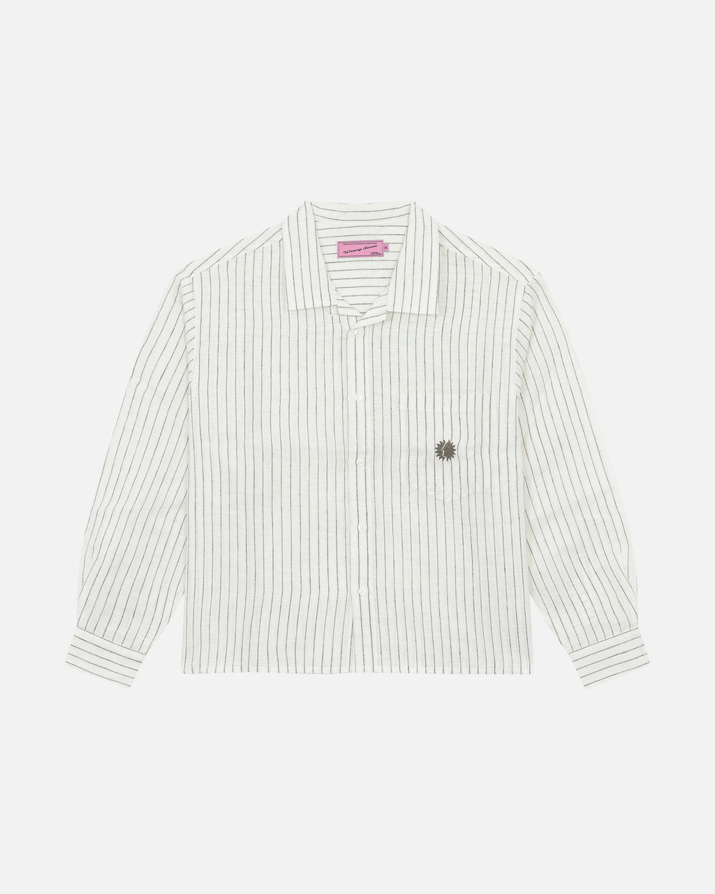 Camisa de Linho às Riscas Neutrals