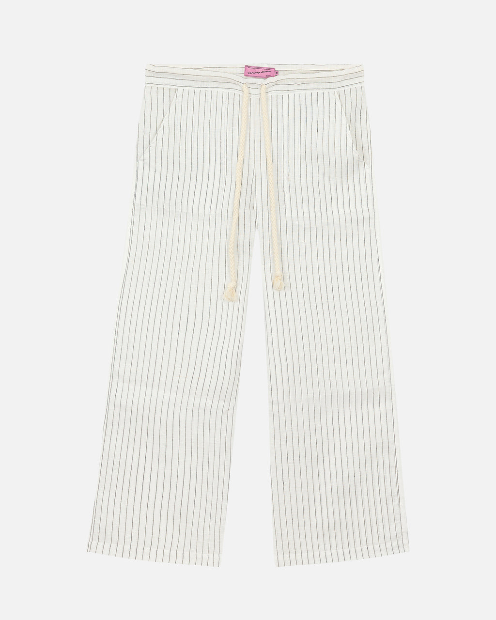 Striped Neutrals Linen Pants