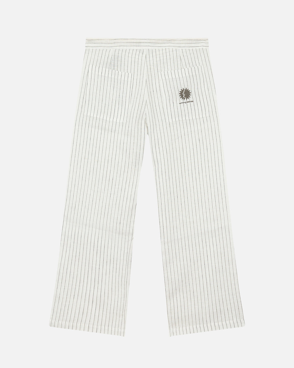 Striped Neutrals Linen Pants