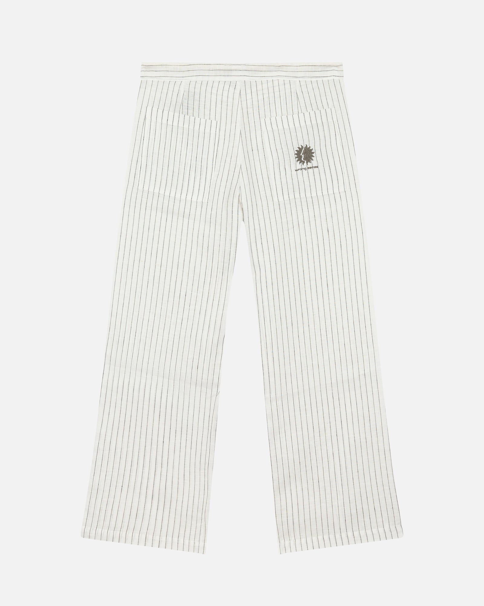 Striped Neutrals Linen Pants