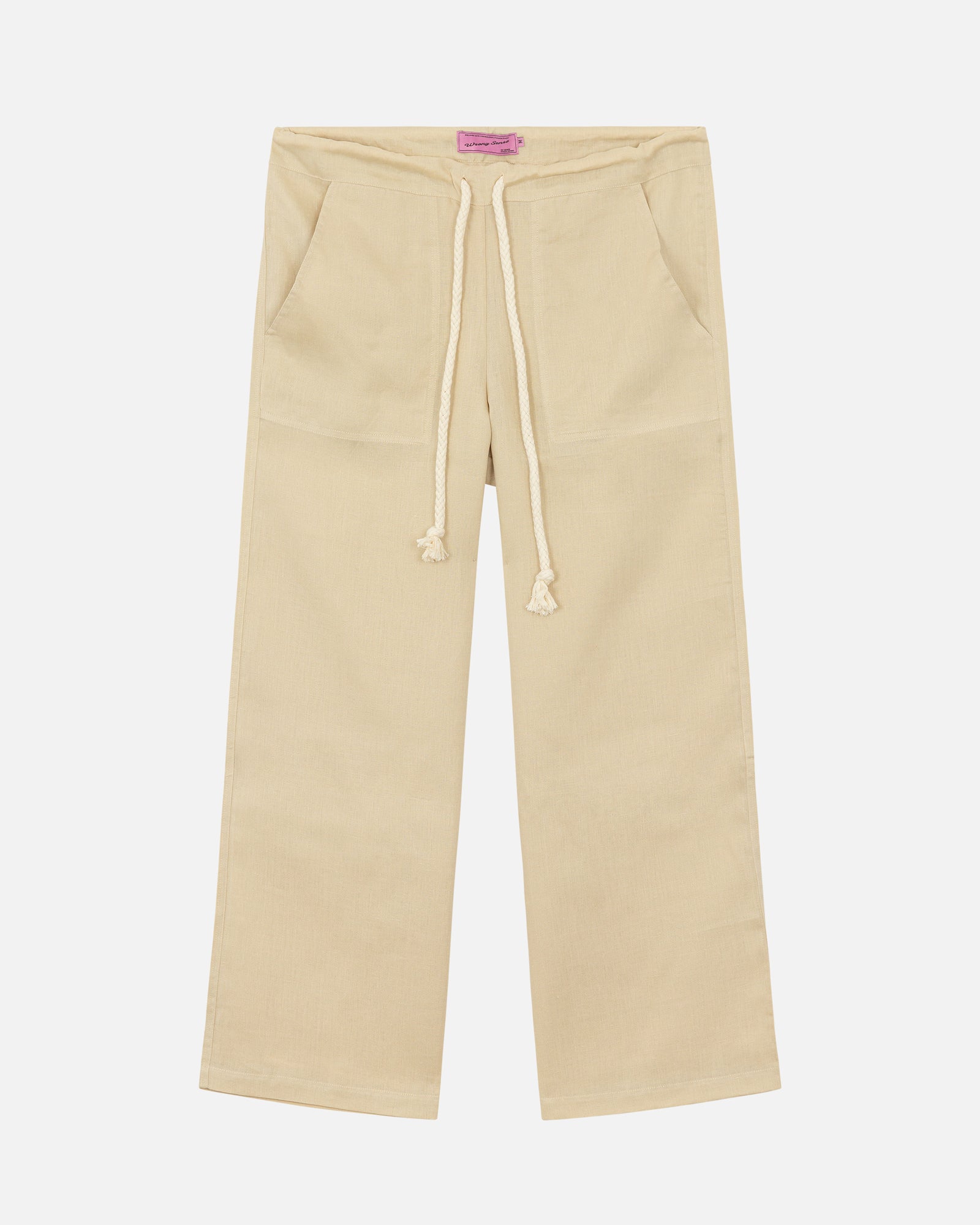 Sand Neutrals Linen Pants