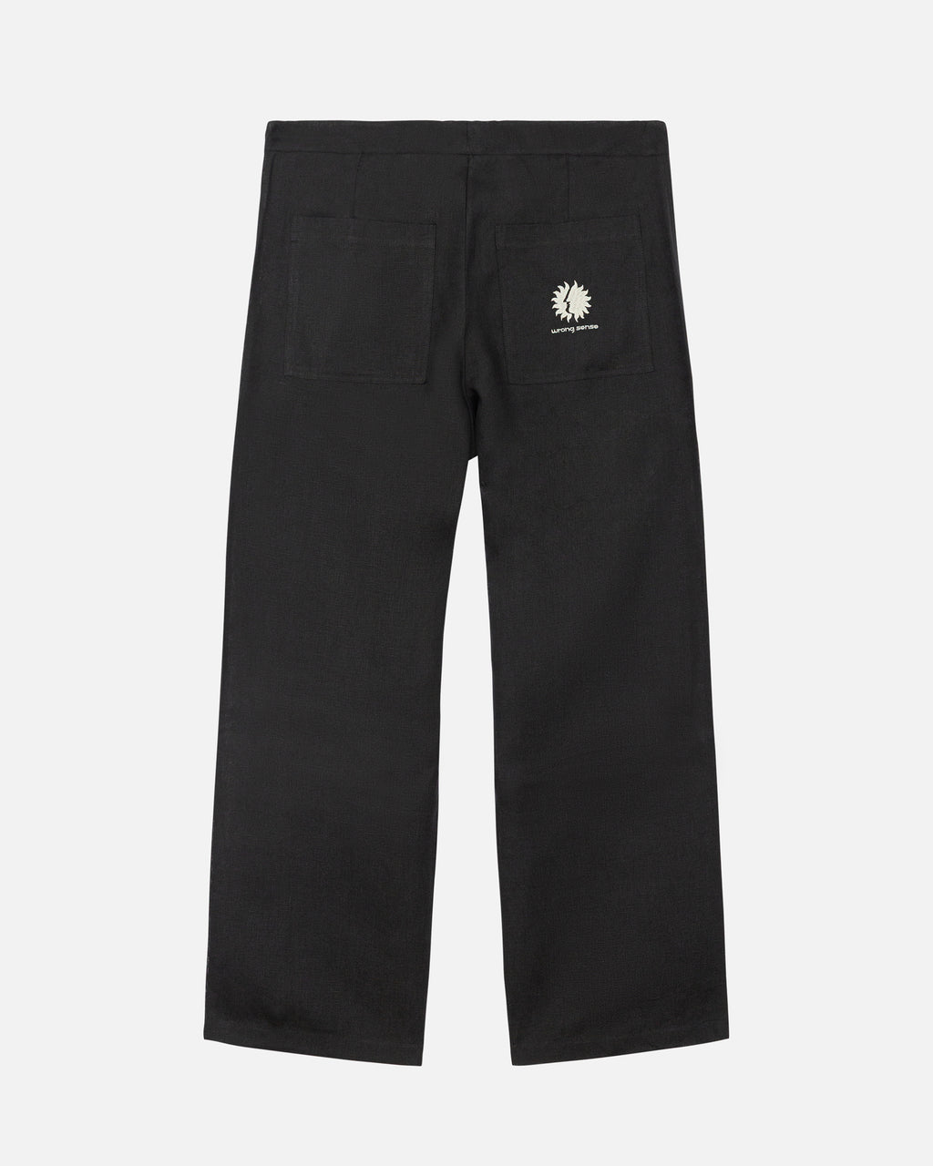 Black Neutrals Linen Pants