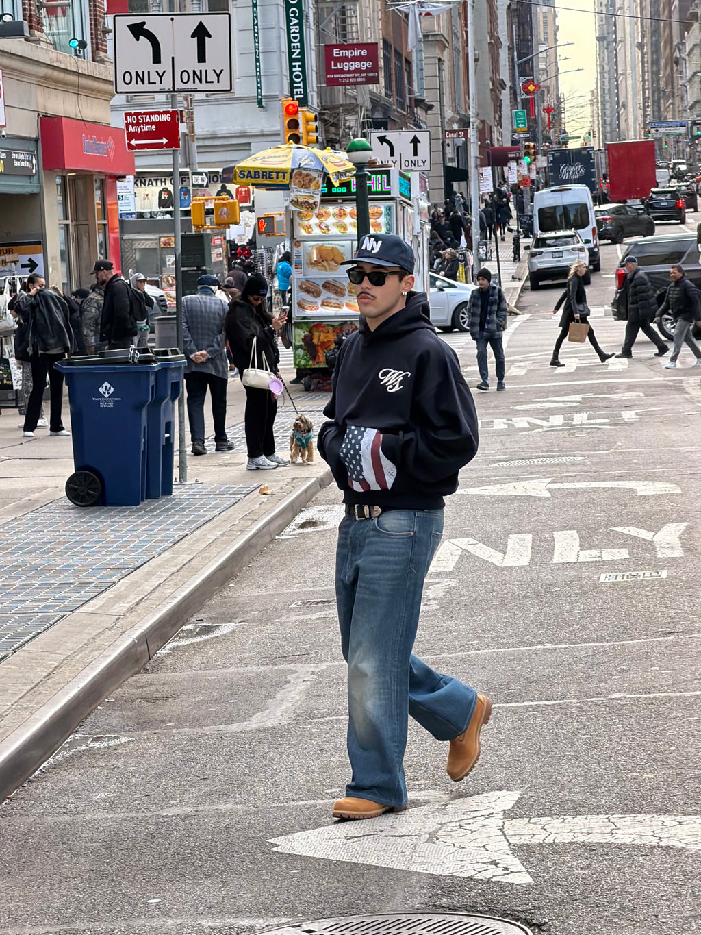 Wrong Sense x oMA Navy Hoodie