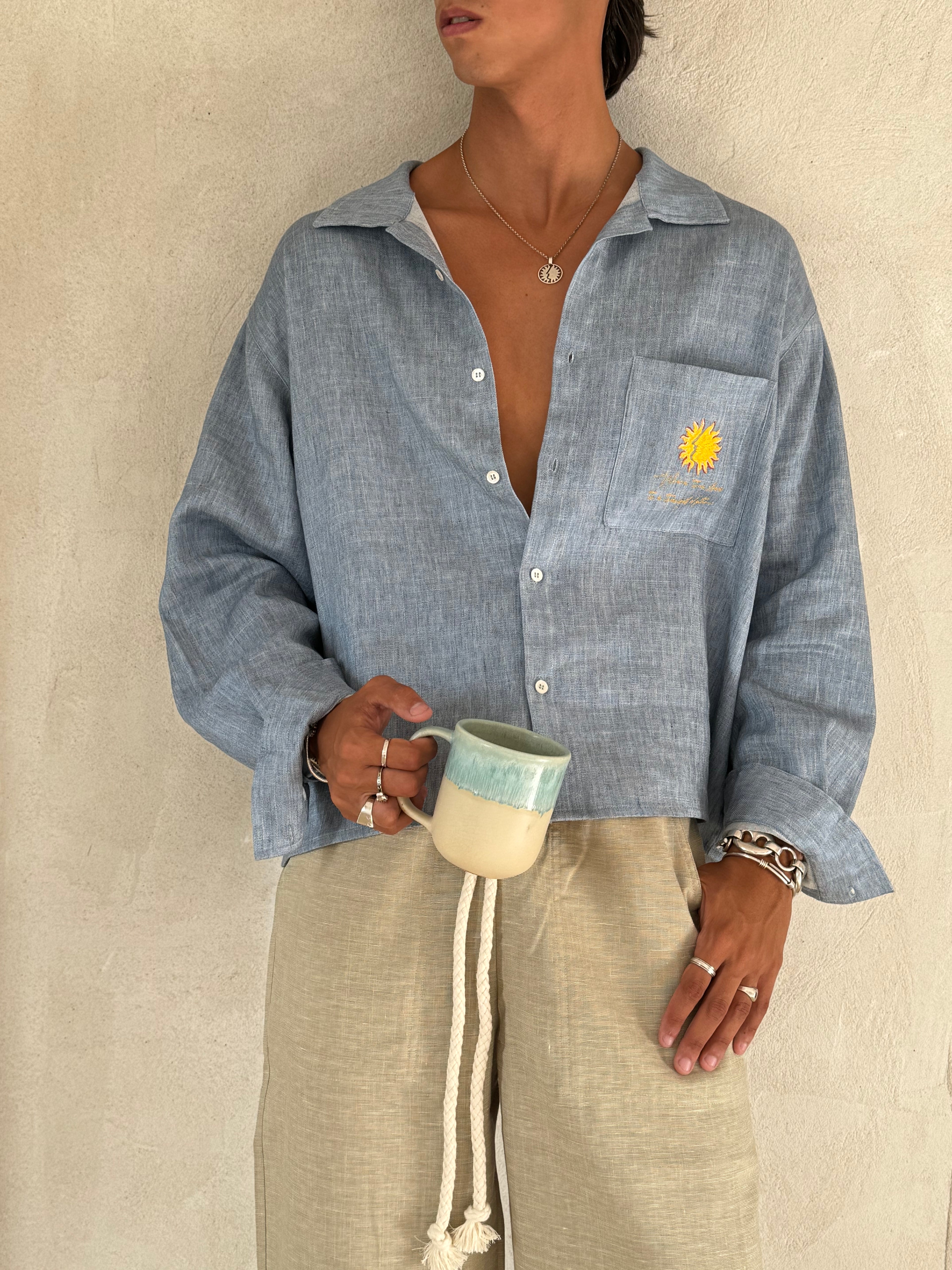 Cloudy Linen Shirt