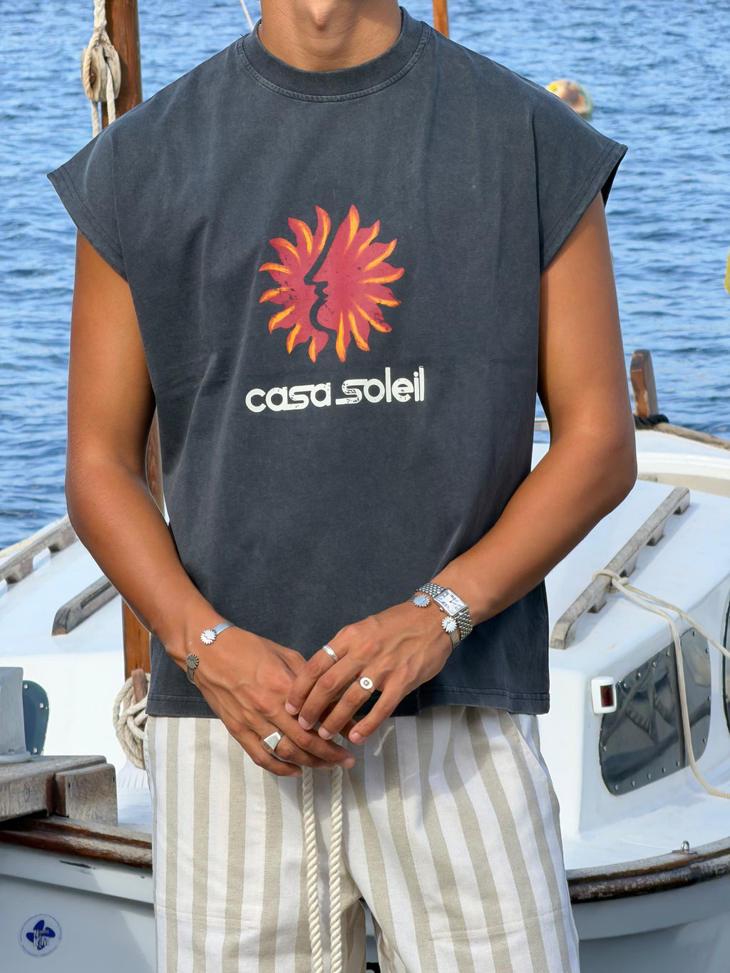 Casa Soleil Grey Tee