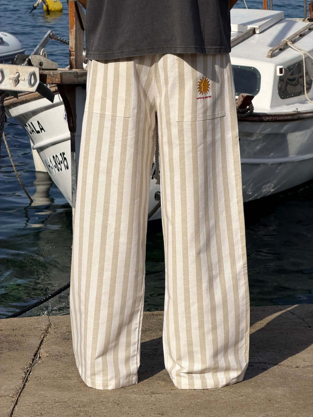 Casa Soleil Striped Pants