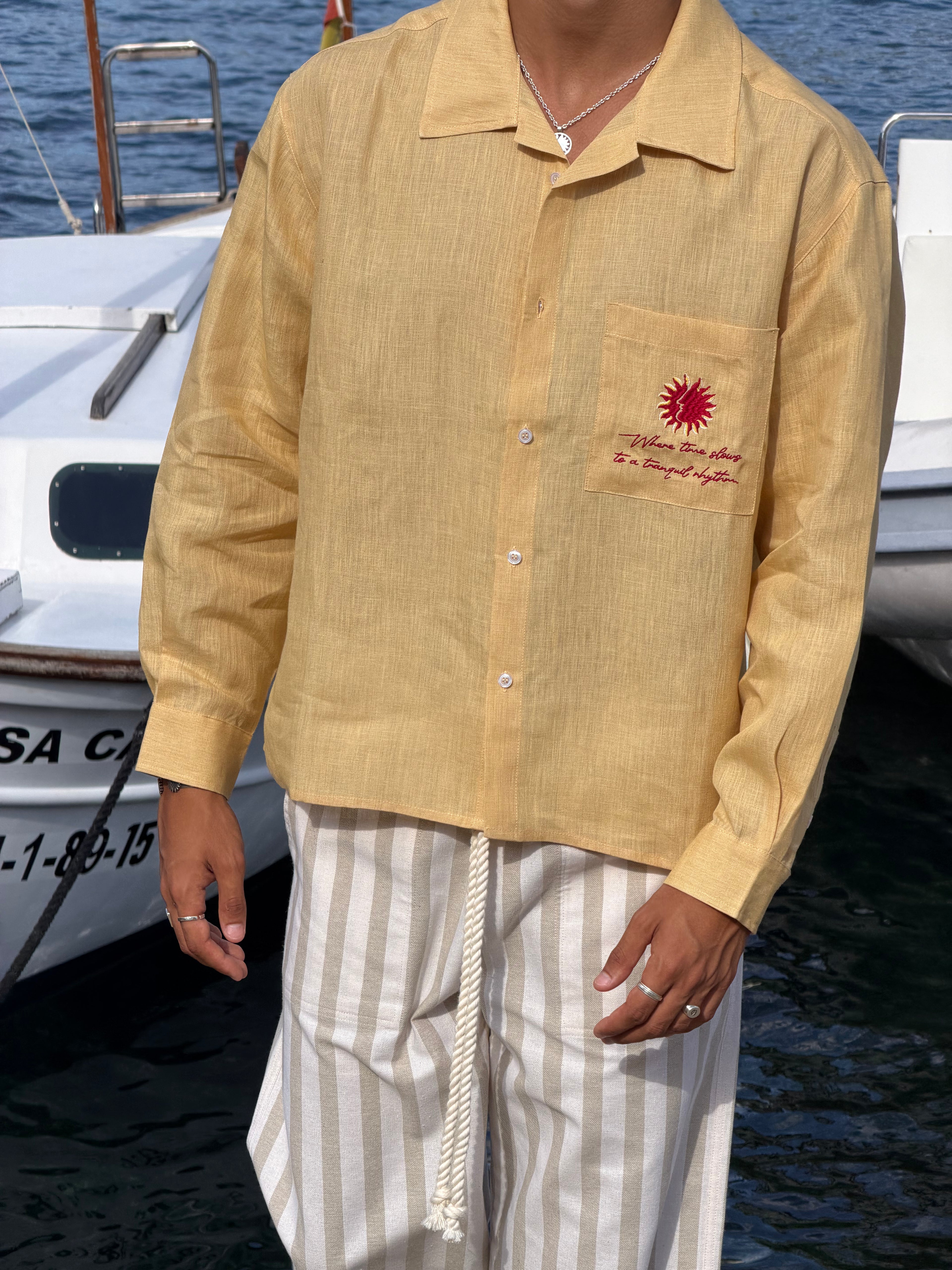 Casa Soleil Striped Pants