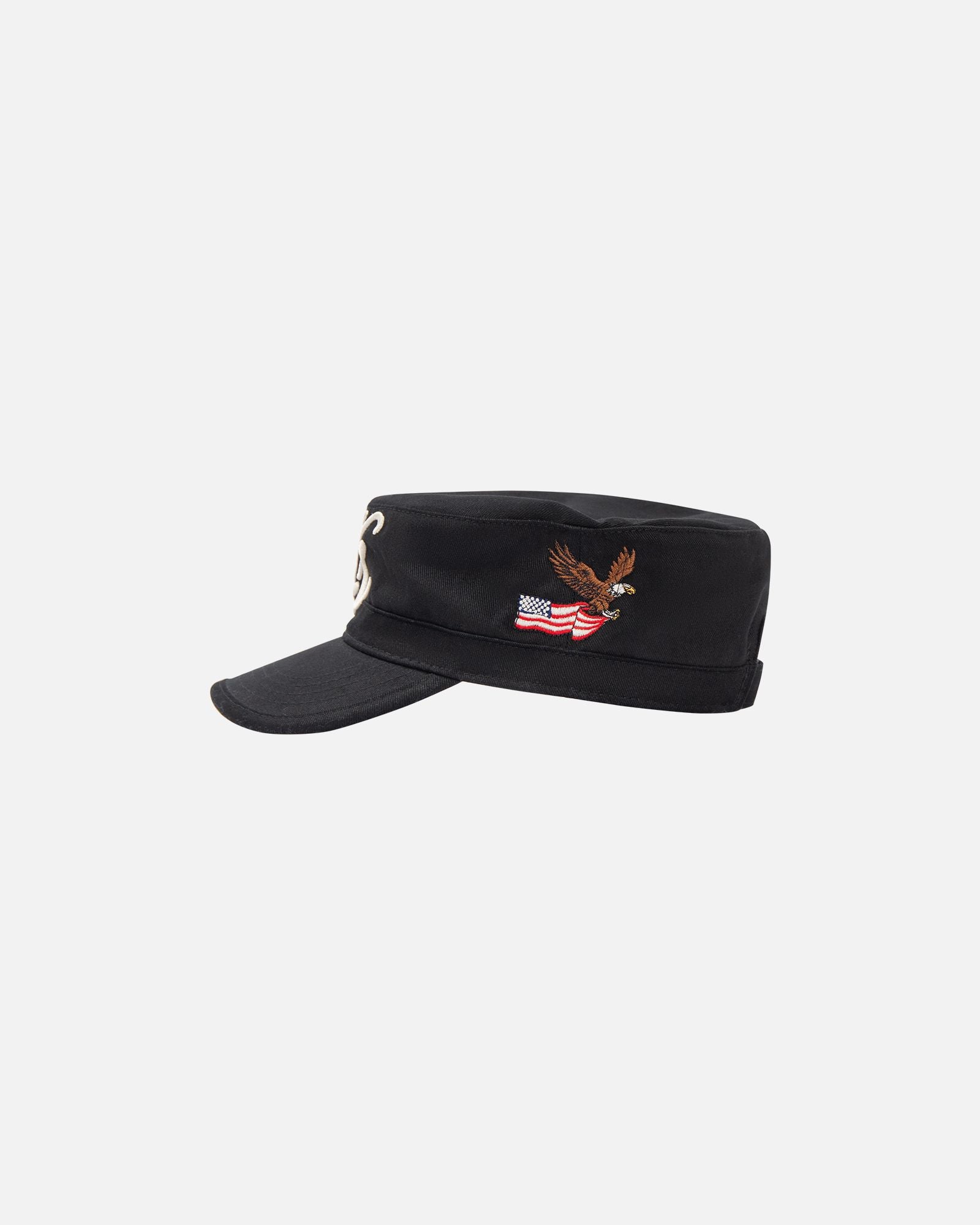 Black Military Cap