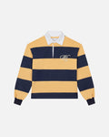 Office Yellow Striped Polo