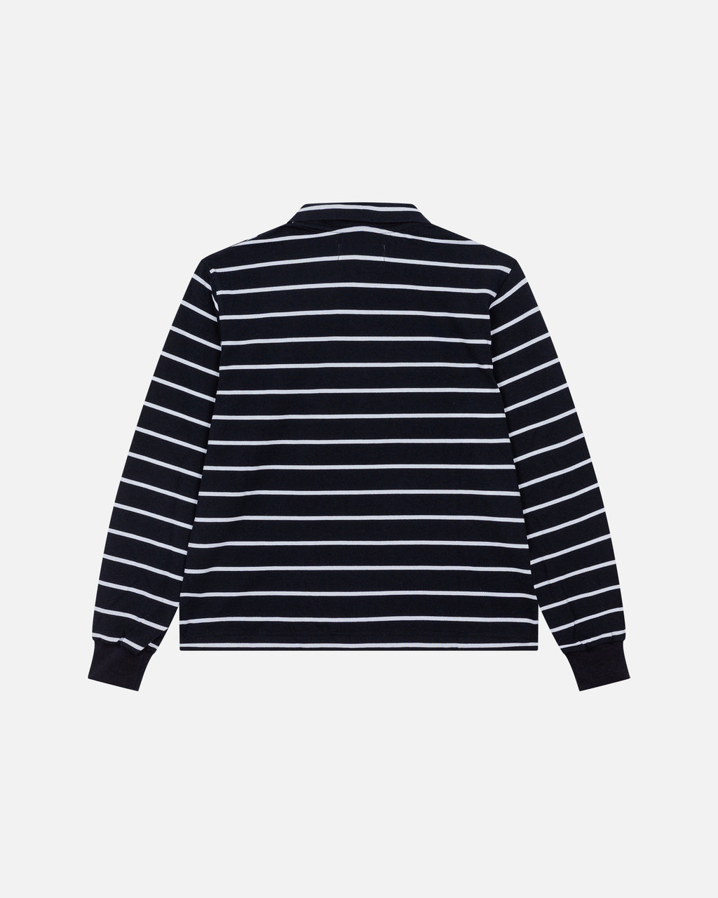 Polo Listrado Azul Marinho 