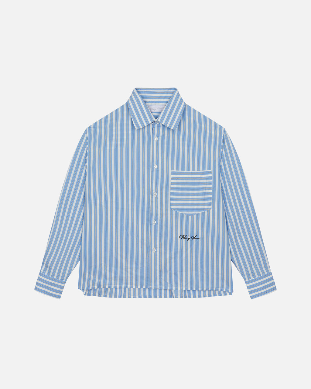 Camisa Azul Listrada 