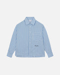 Camisa Azul Listrada 