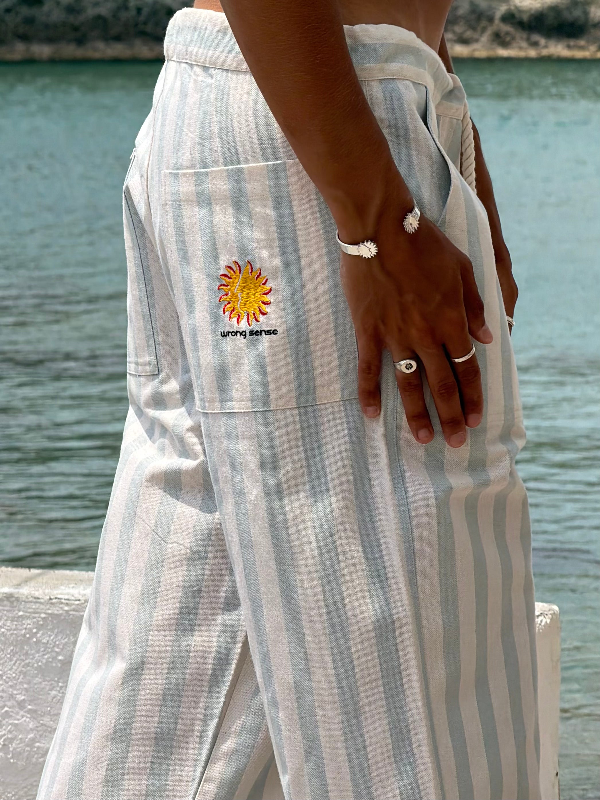 Mediterraneo Striped Pants