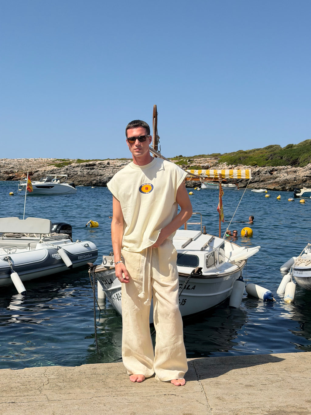 T-shirt creme Casa Soleil
