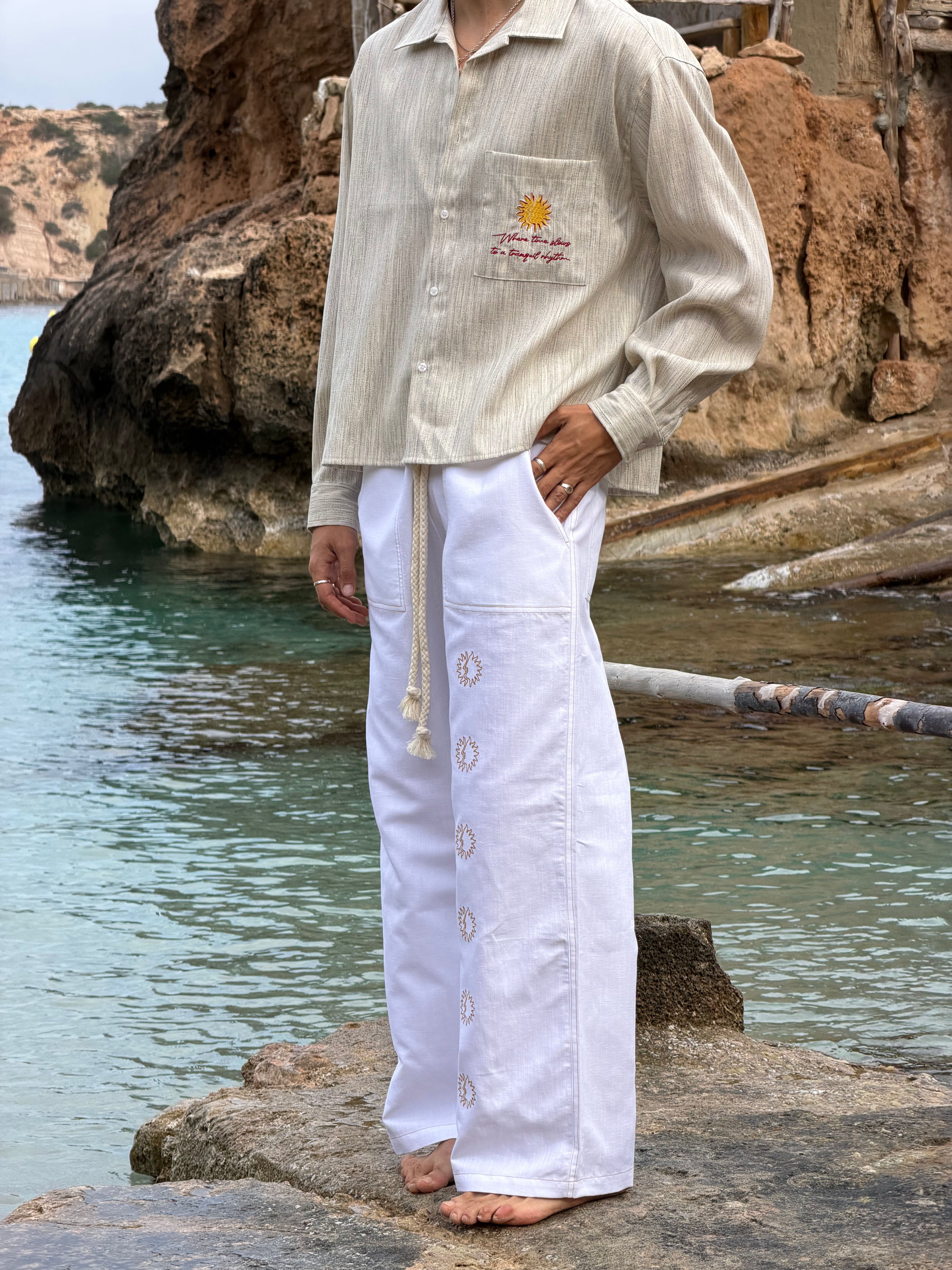 Ibiza Raw Linen Shirt