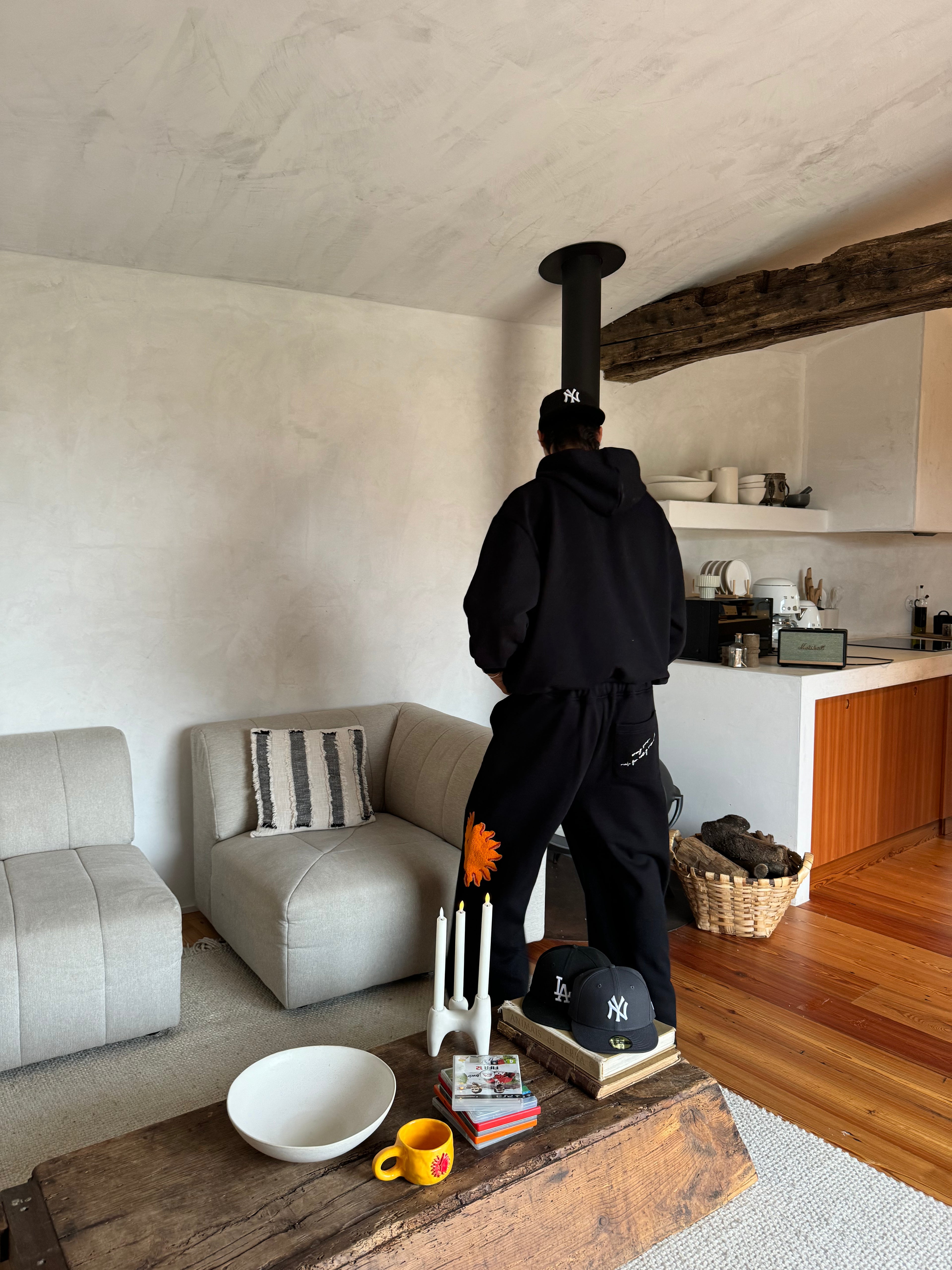 Cozy Black Zip Hoodie