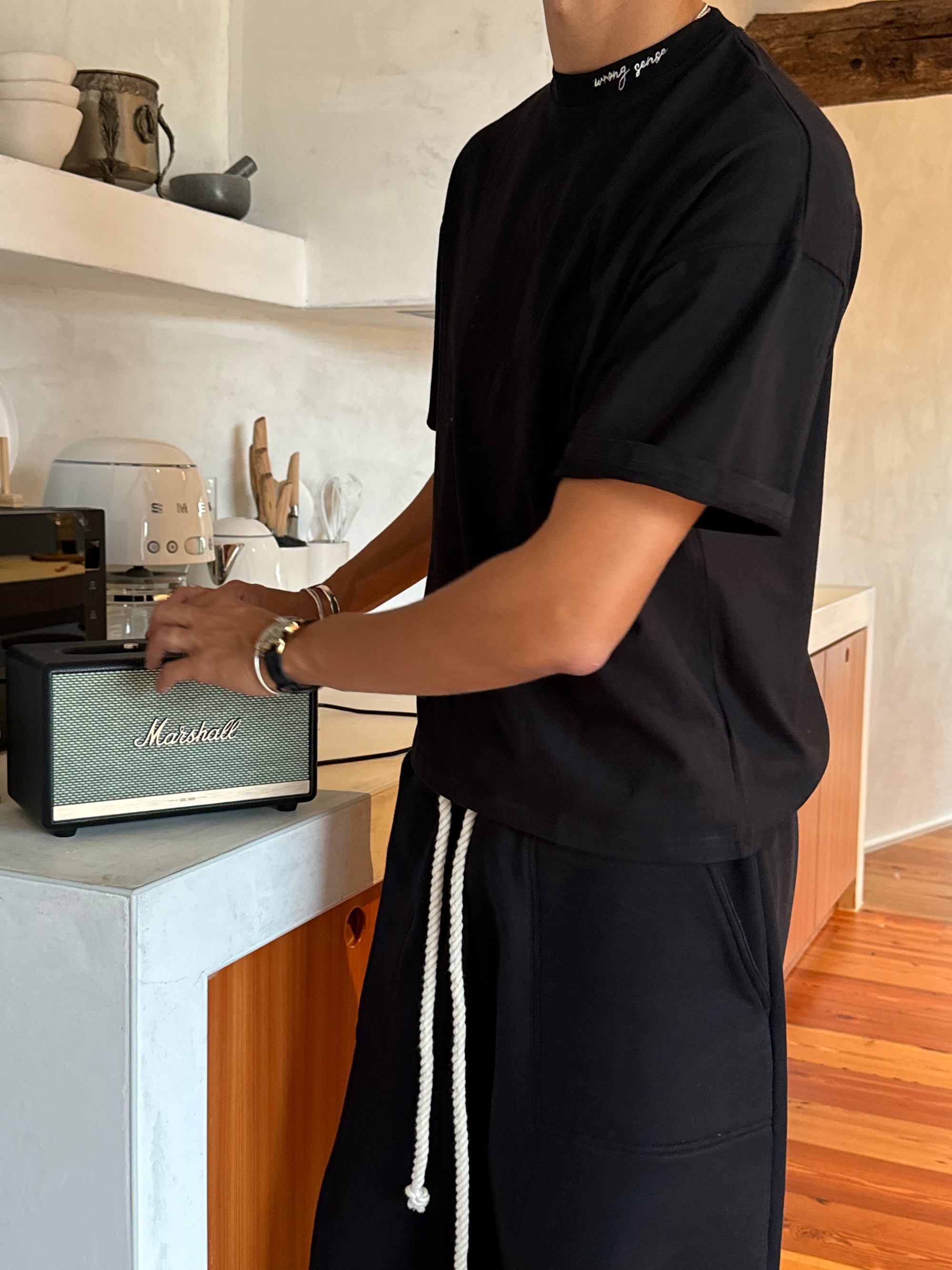 Cozy Black Tee