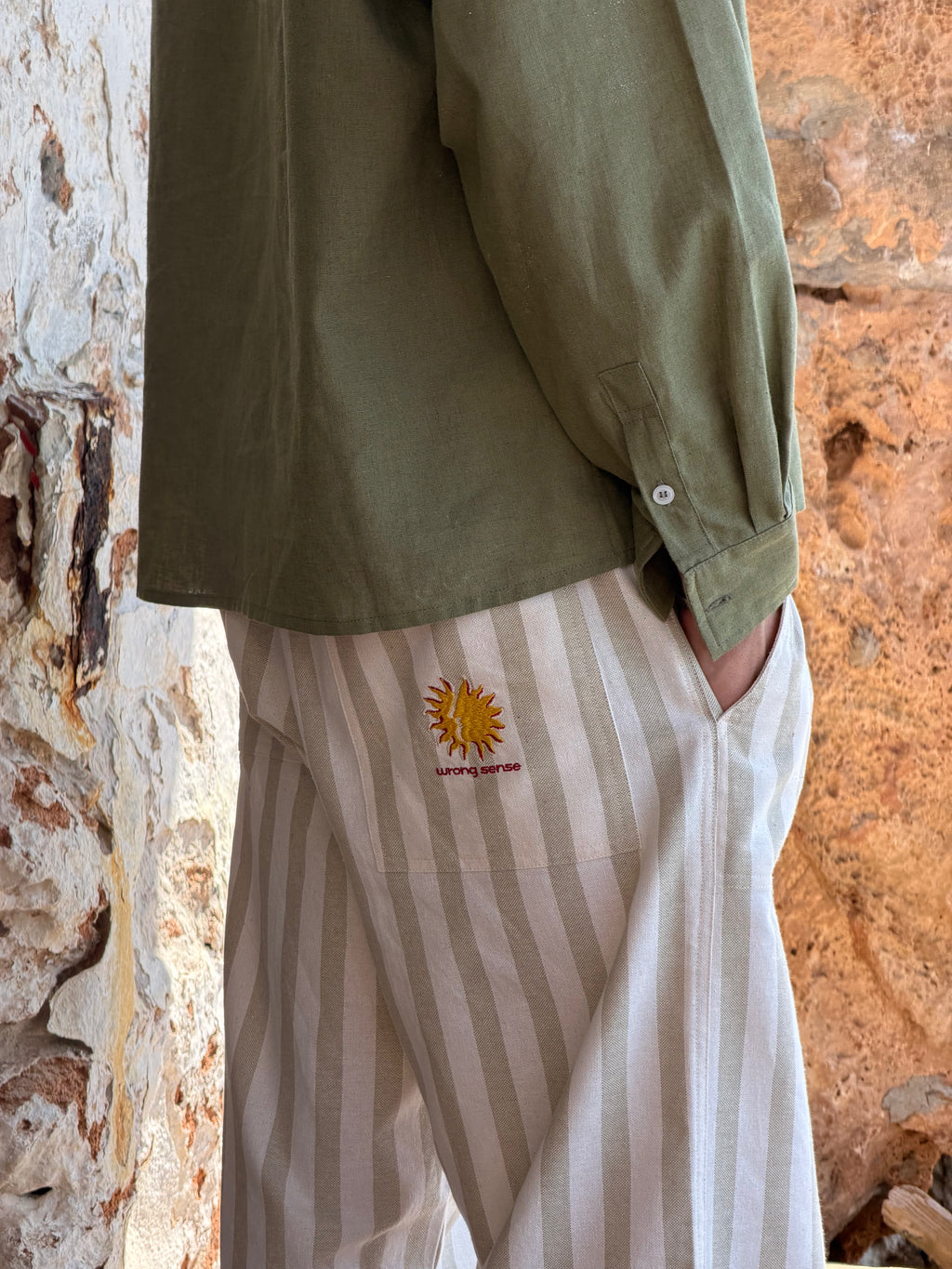 Casa Soleil Striped Pants