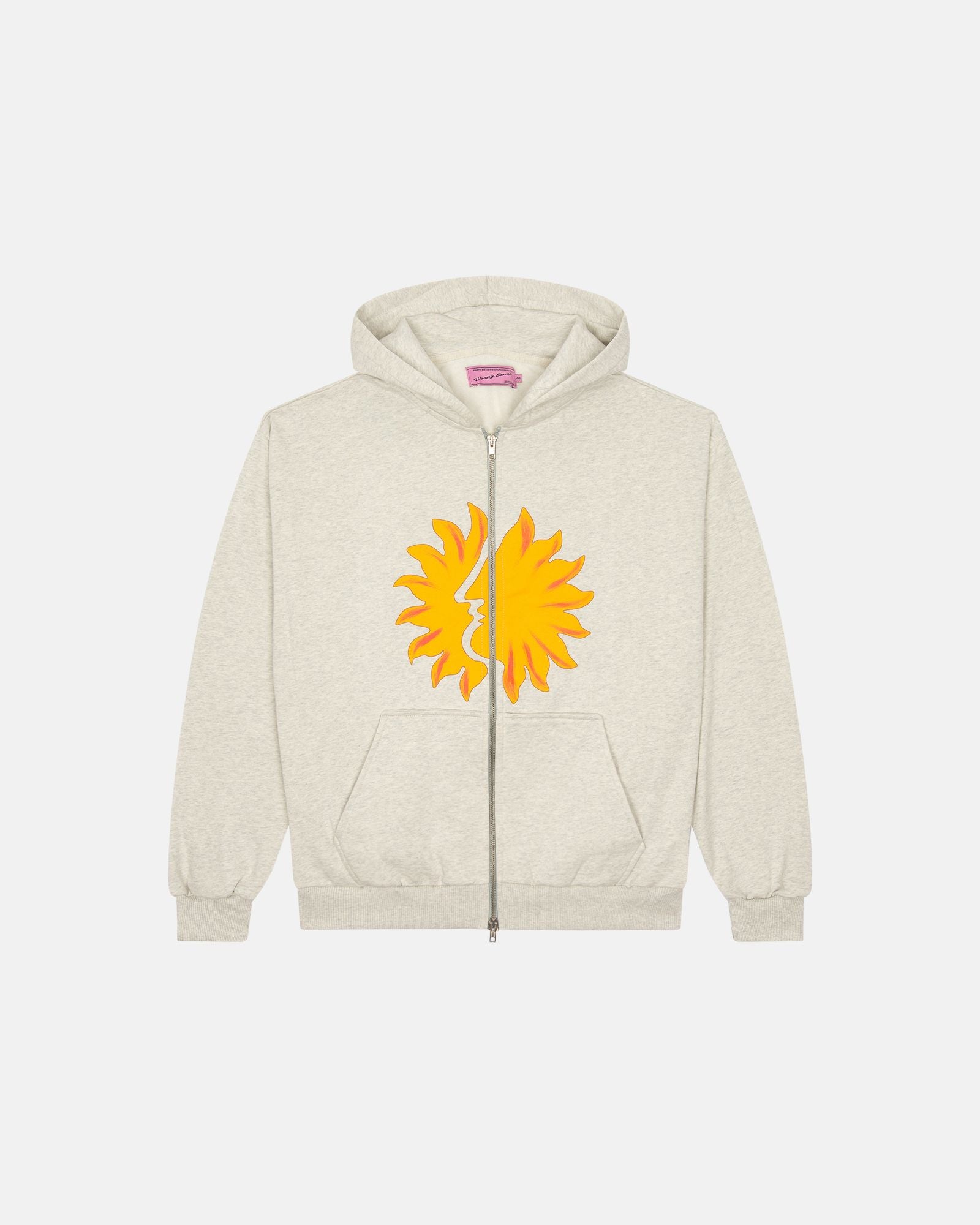 Cozy Grey Zip Hoodie