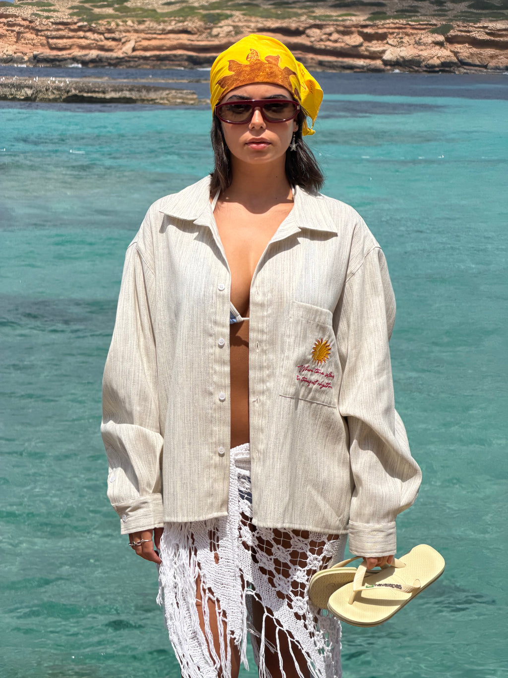 Ibiza Raw Linen Shirt
