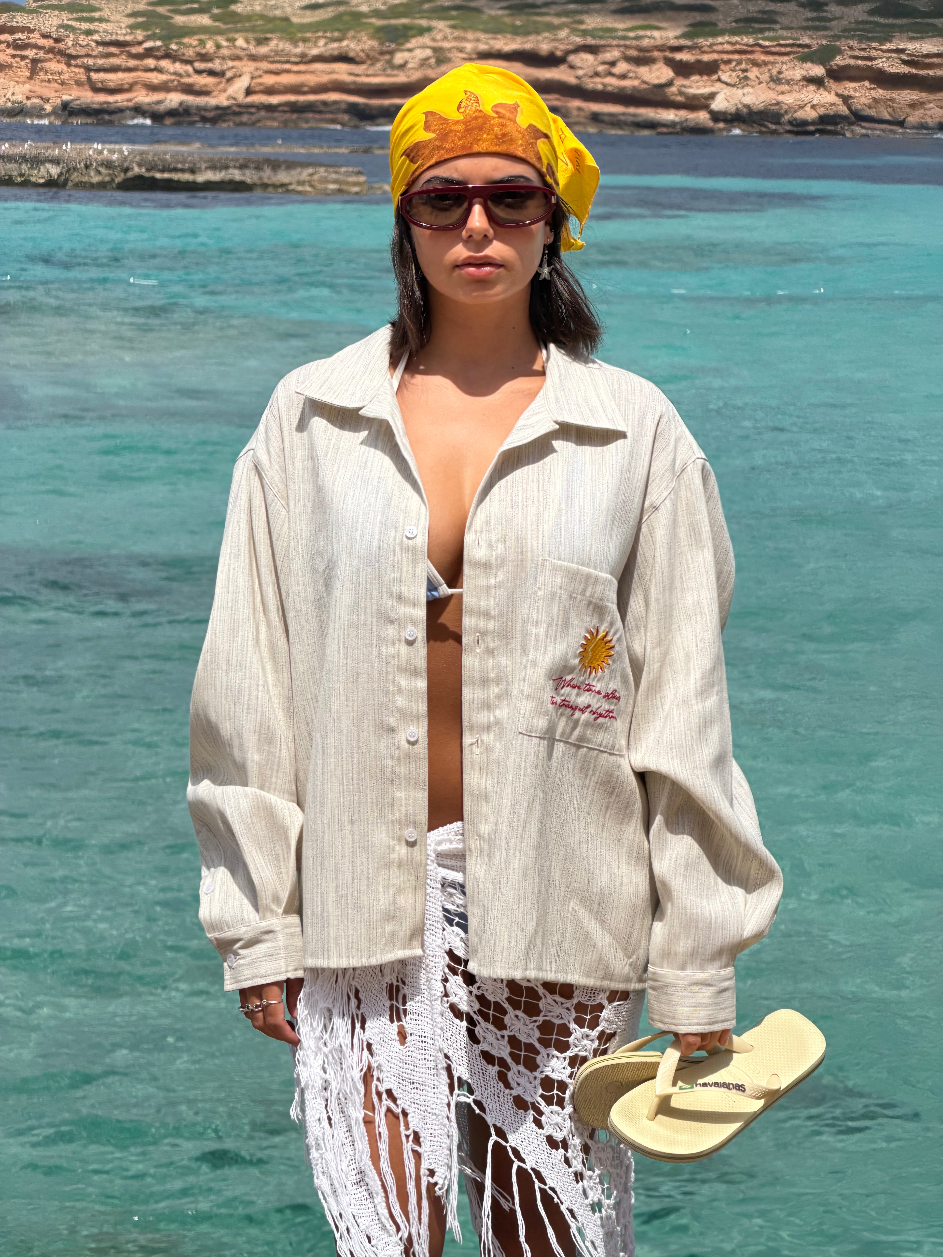 Ibiza Raw Linen Shirt