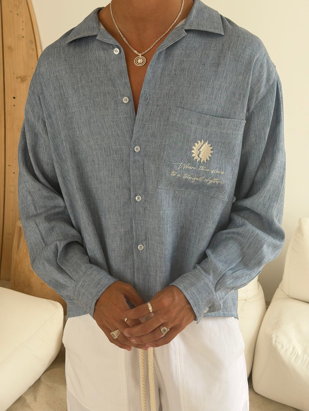 Mediterraneo Mare Linen Shirt
