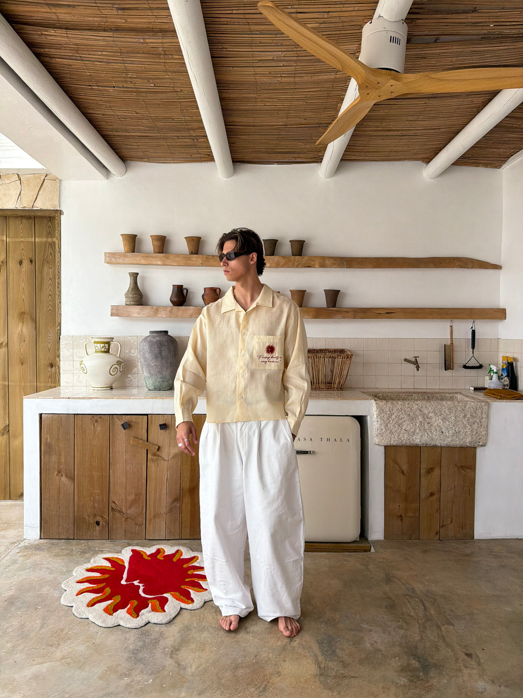 Wrong Sense® x Nómadas Cream Linen Shirt