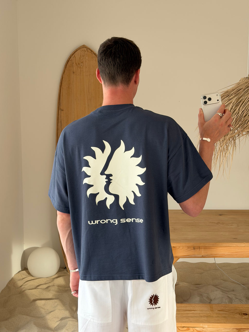 Mediterraneo Vintage Navy Tee