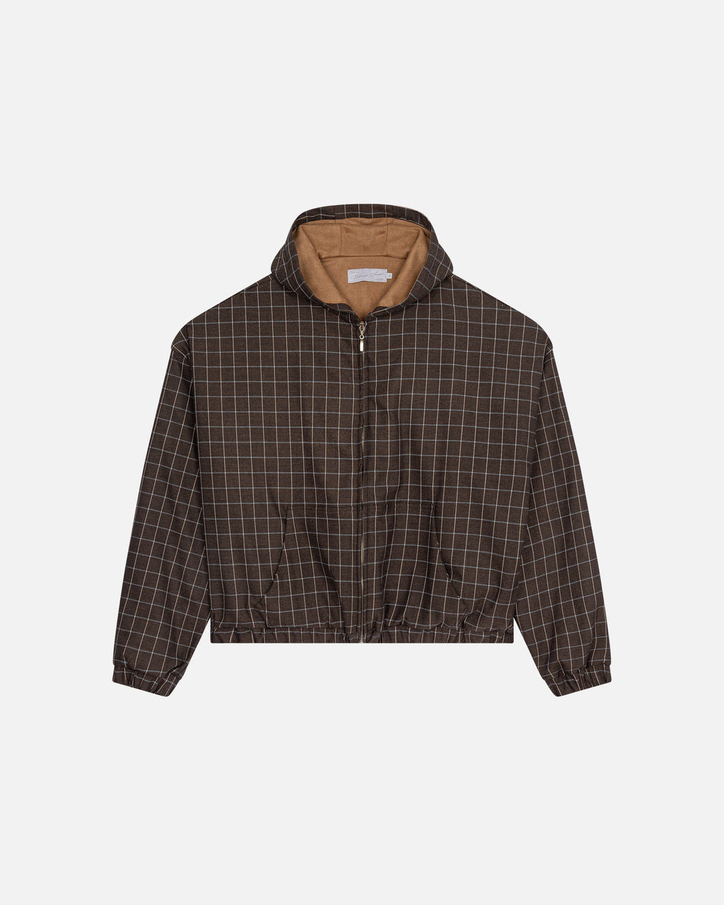 Checkered Zip Hoodie