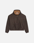 Checkered Zip Hoodie