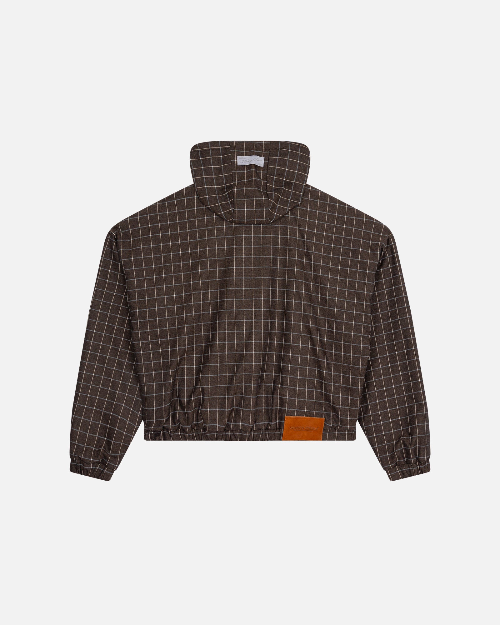 Checkered Zip Hoodie