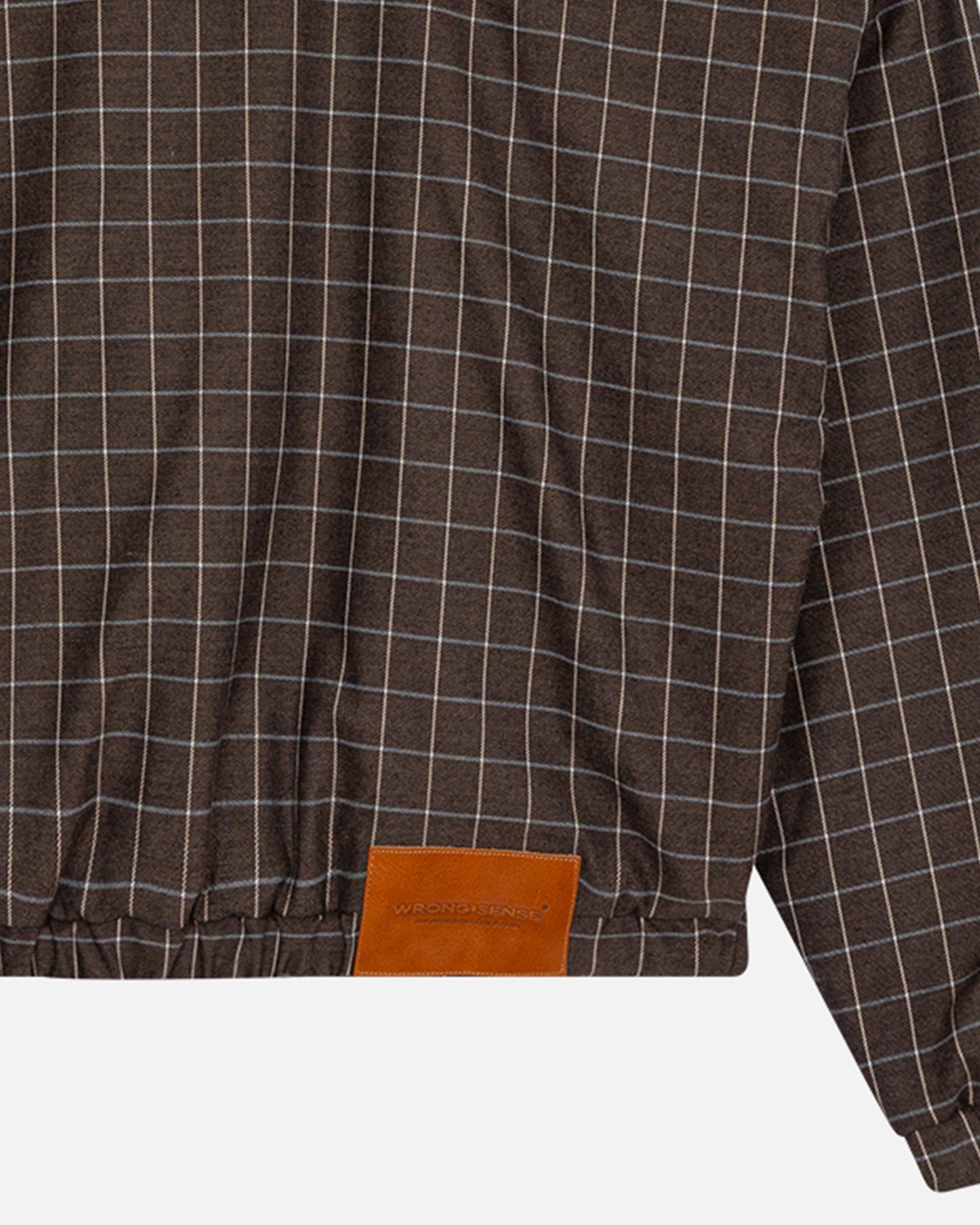 Checkered Zip Hoodie