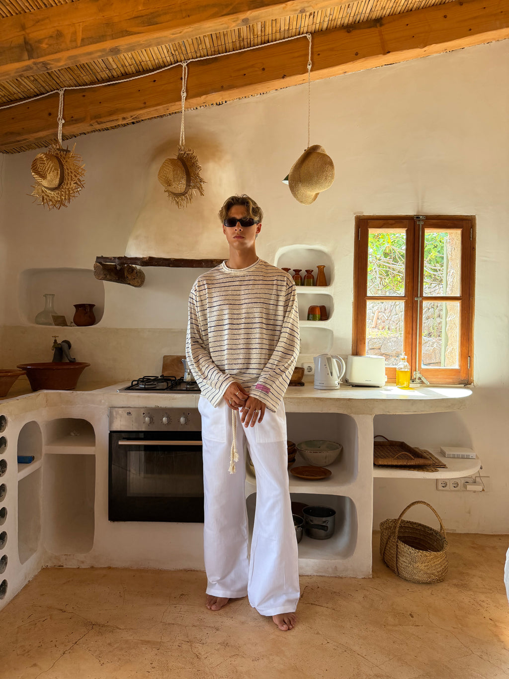 White Mallorca Pants