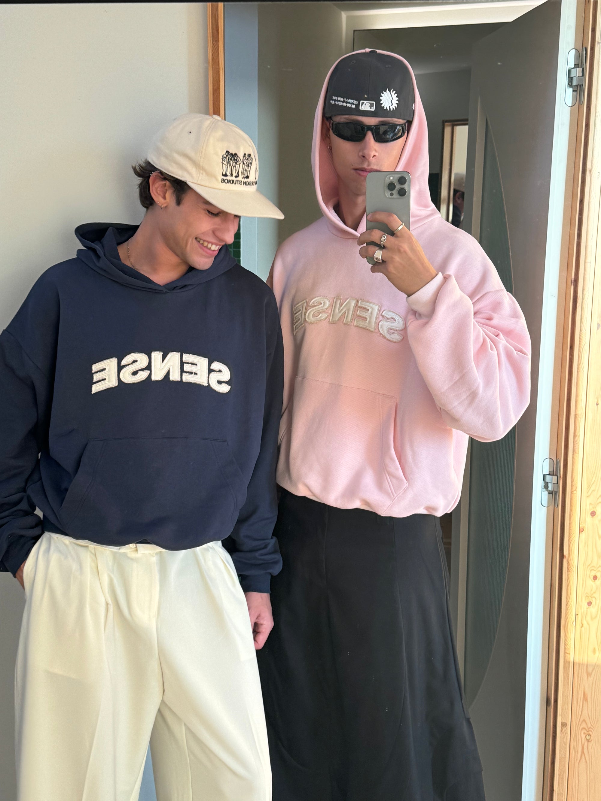 Sense Navy Blue Hoodie