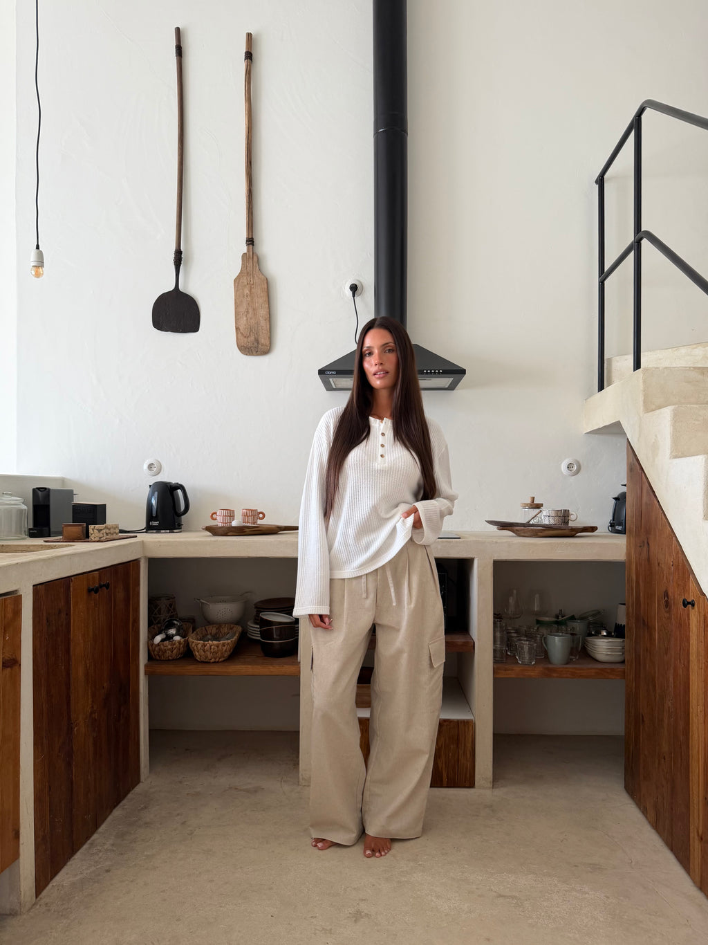 Essentials Cargo Linen Pants