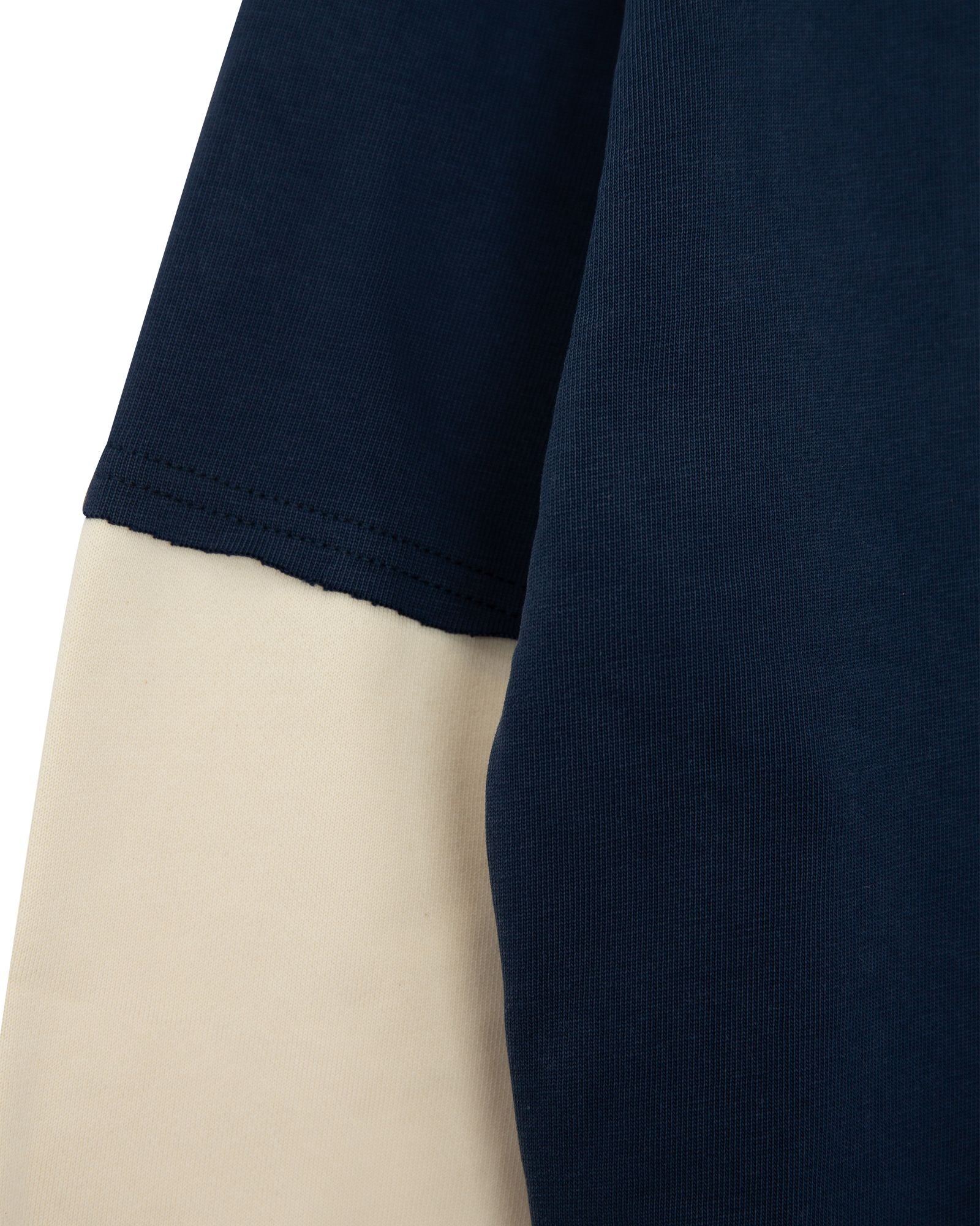 Sense Navy Blue Double-Sleeve Tee