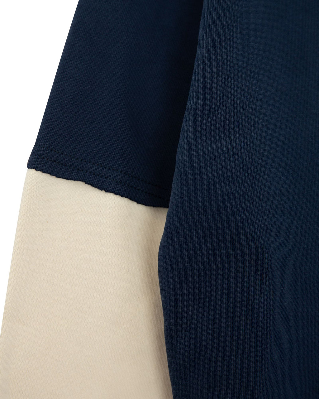 Sense Navy Blue Double-Sleeve Tee