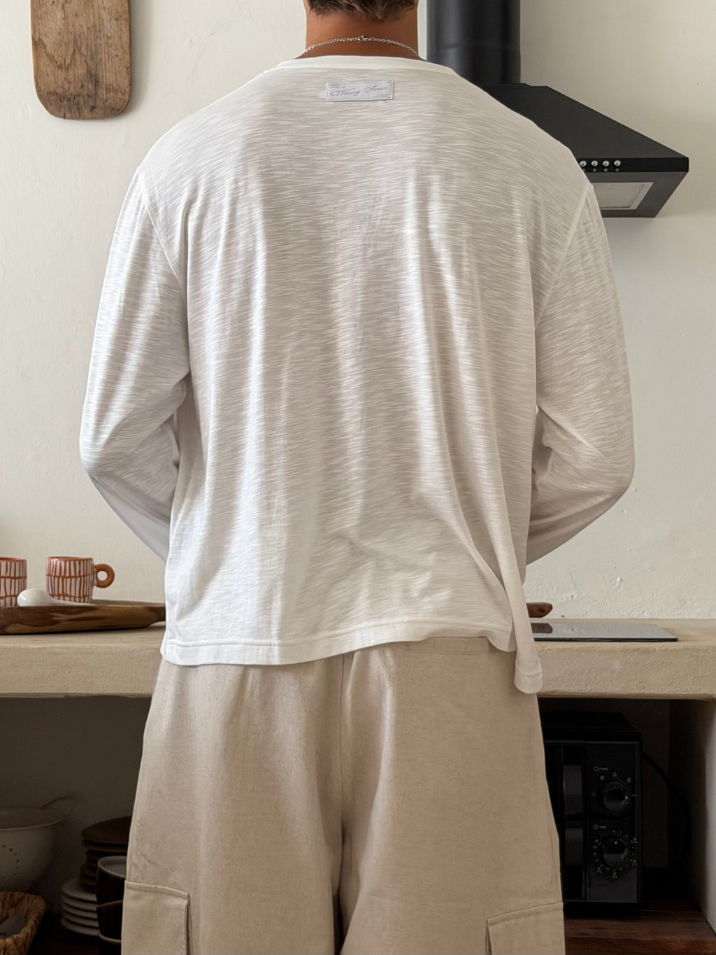 Essentials White Longsleeve