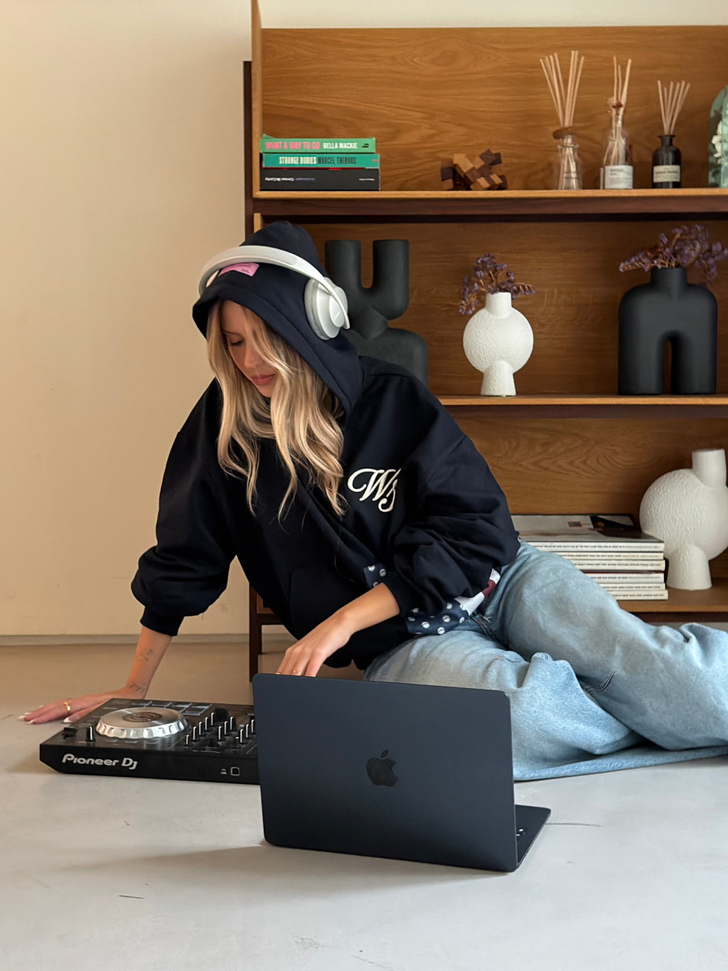 Wrong Sense x oMA Navy Hoodie